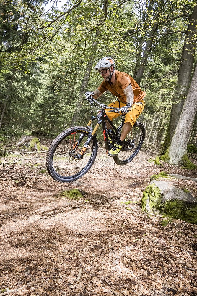 Mountainbiken im Steinwald