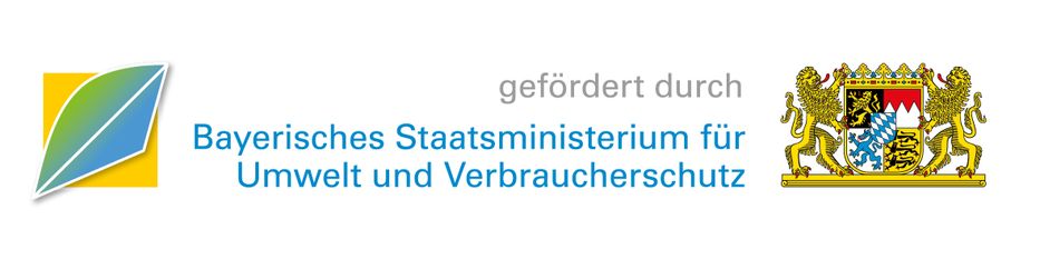 Logo gefördert durch Bayerisches Staatsministerium für Umwelt und Verbraucherschutz