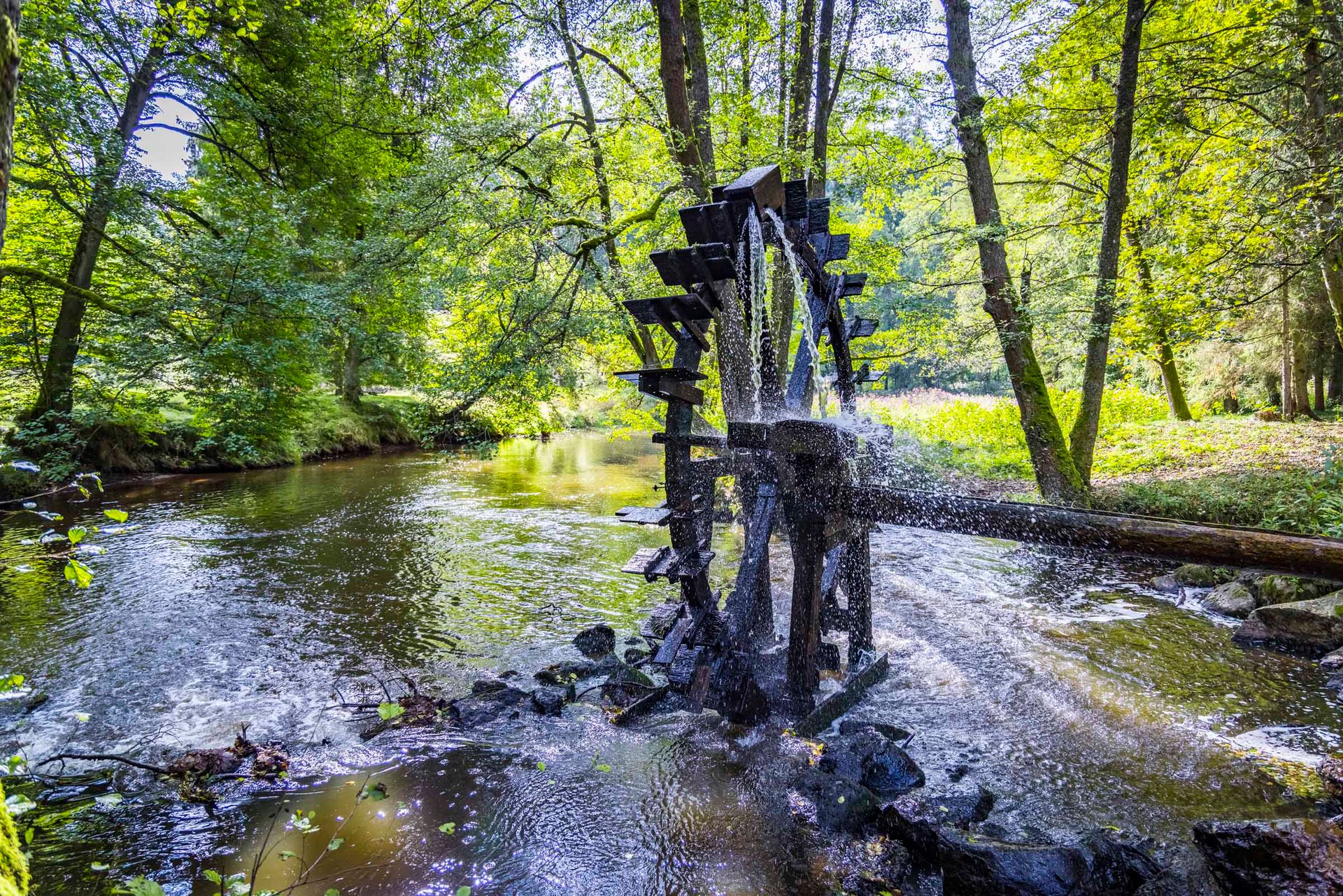 Wasserrad im Waldnaabtal