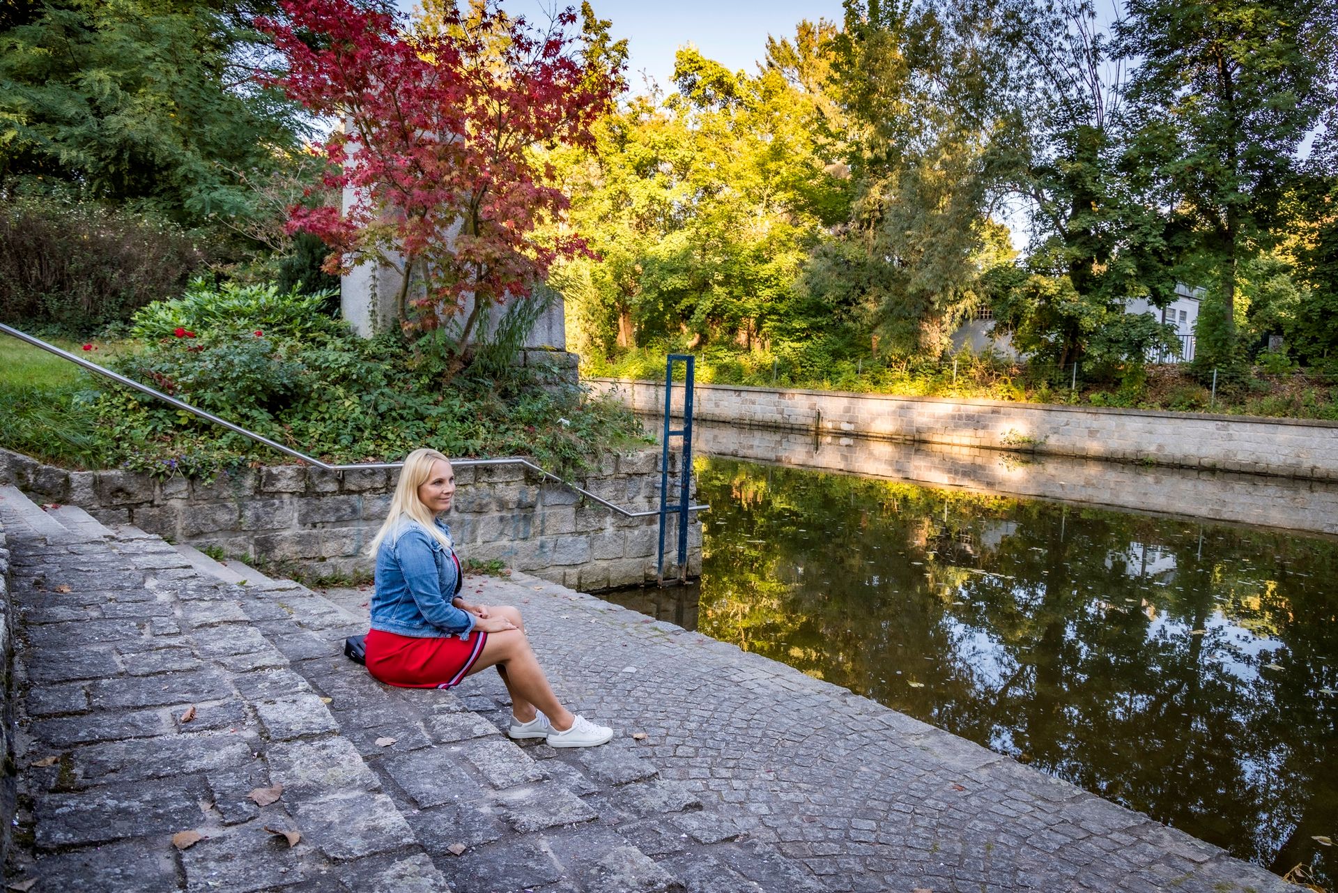 Am Flutkanal im Stadtpark