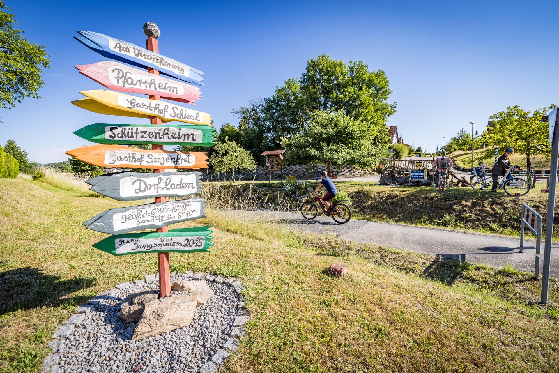 Radweg in Altendorf