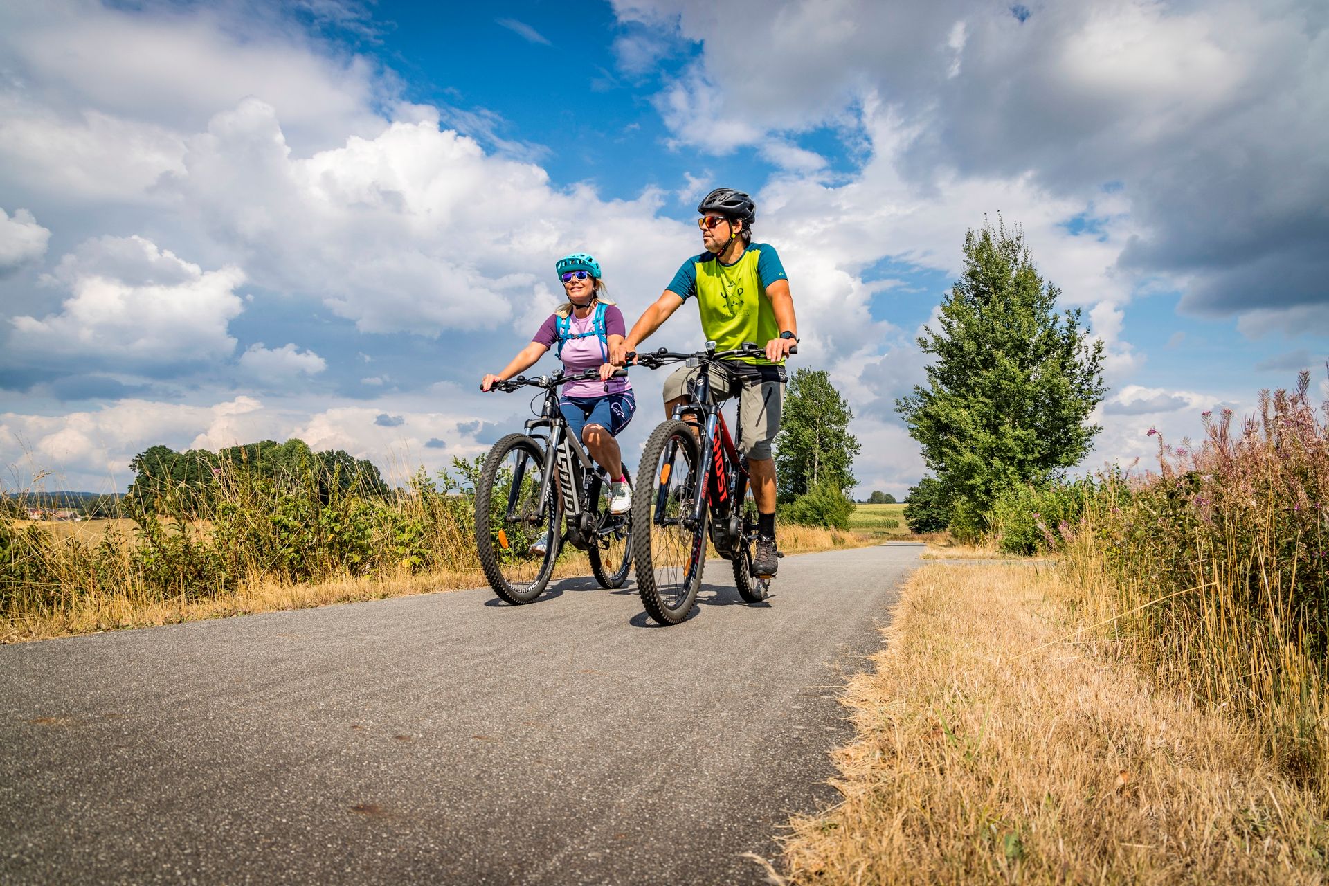 Radfahrer am Bockl Radweg