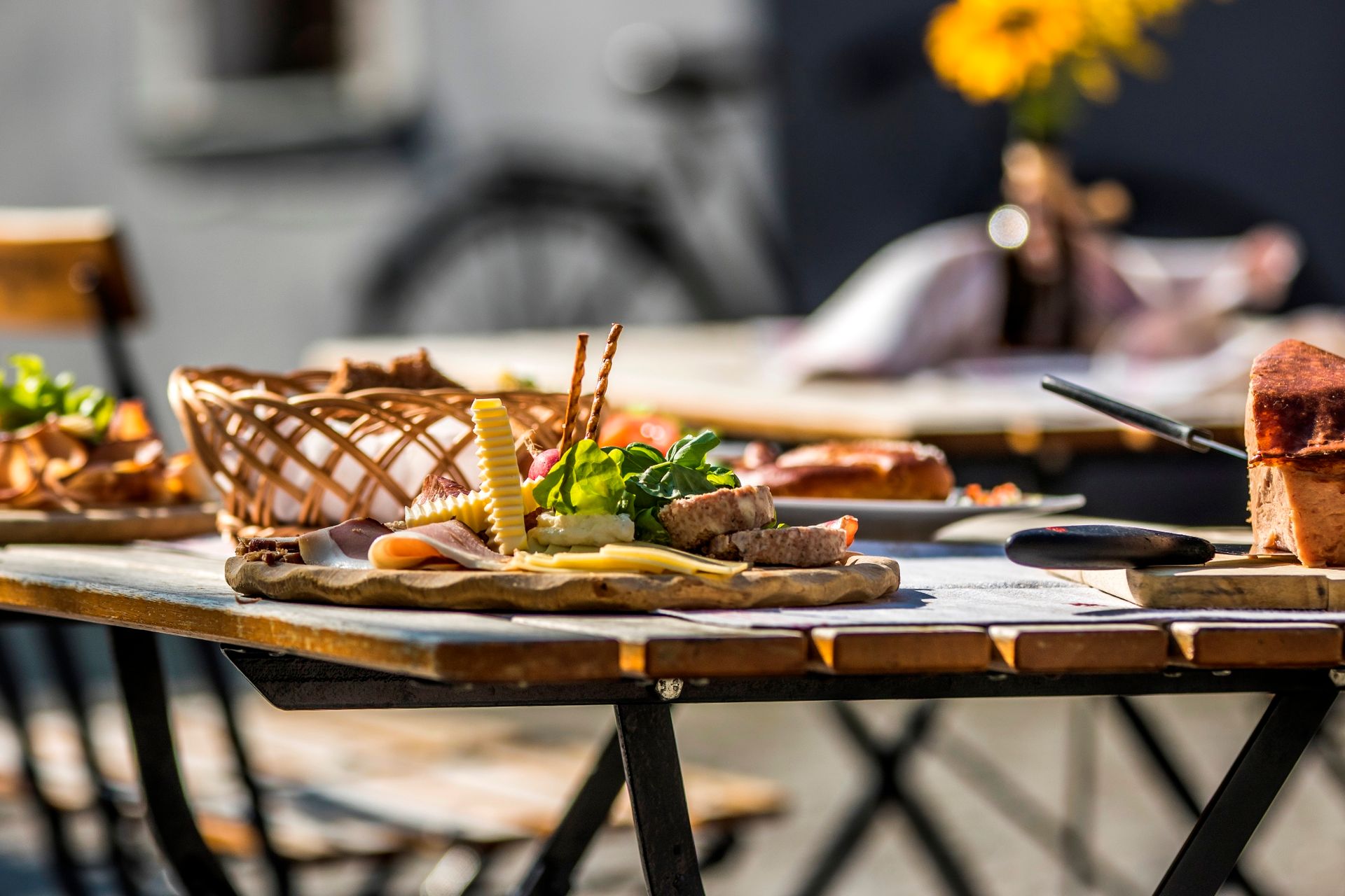 Leckere Hausmacherbrotzeit