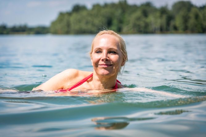 Badepause am Murner See