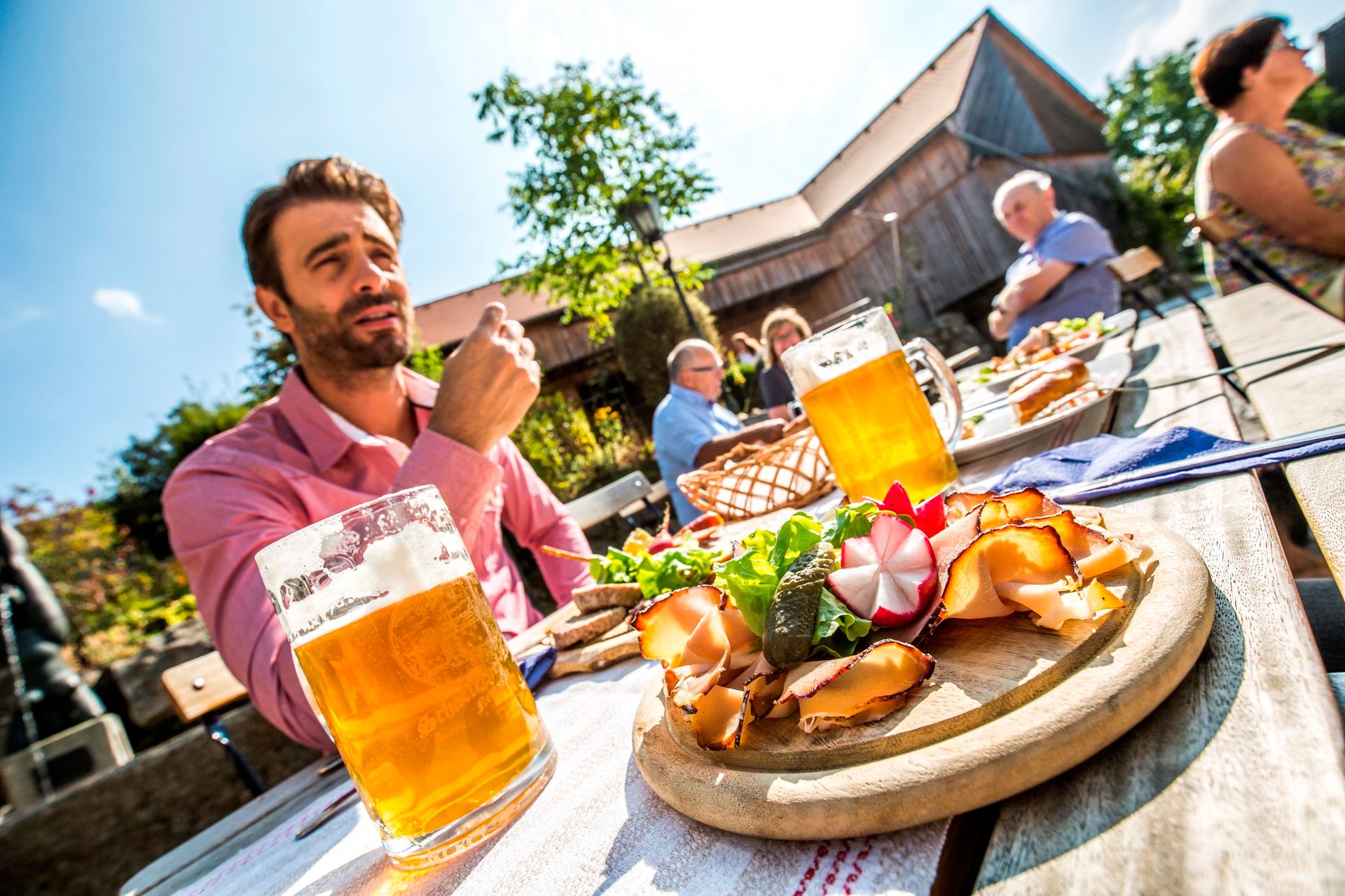 Zoiglbier und Brotzeit