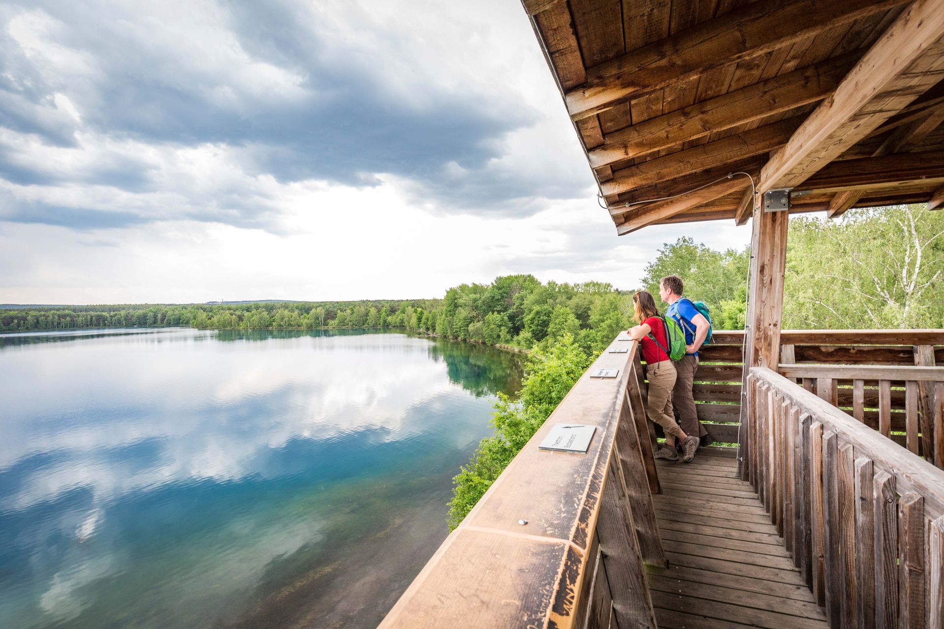 Weitblick am Aussichtsturm am Murner See