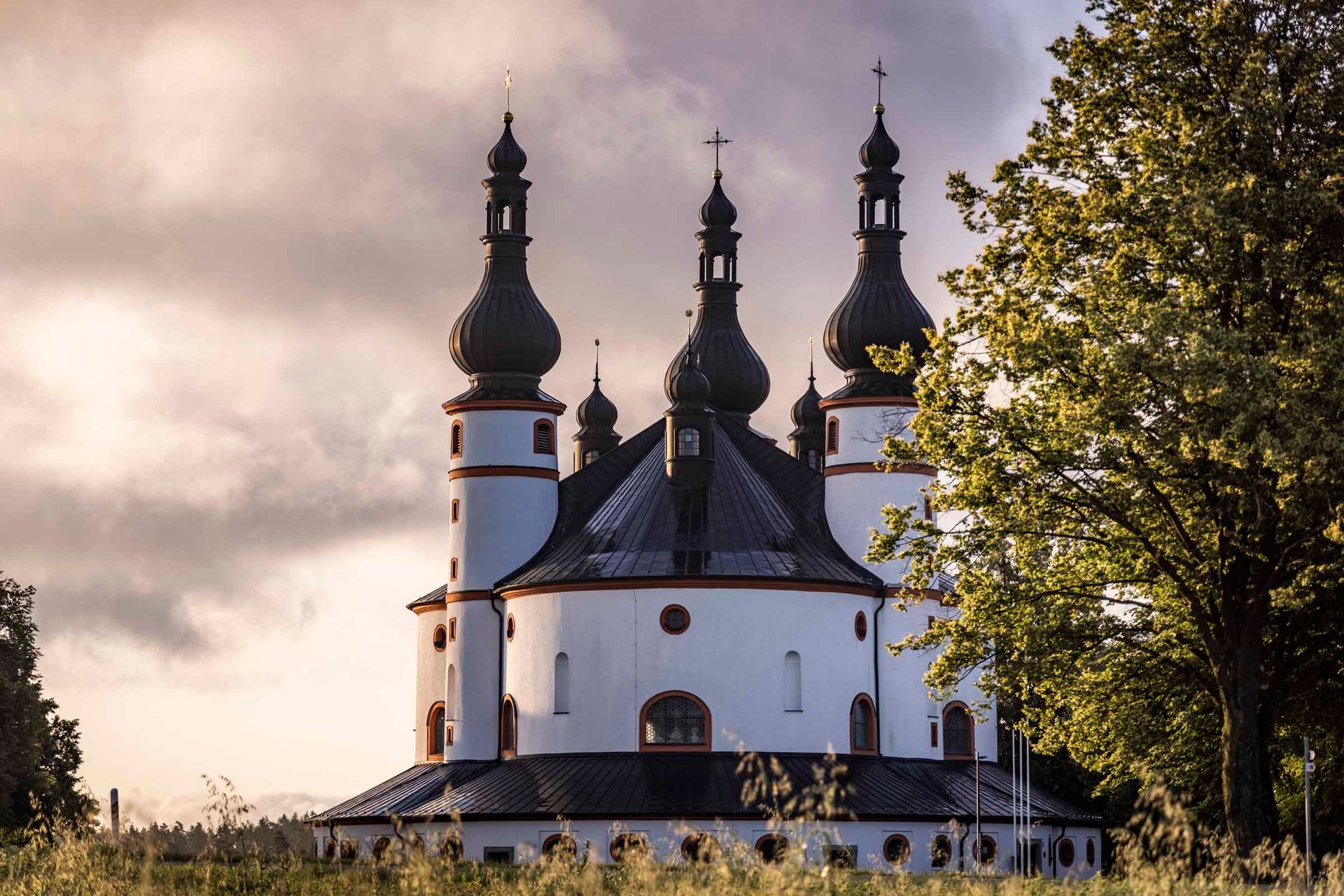 Außenansicht der Dreifaltigkeitskirche Kappl bei Waldsassen