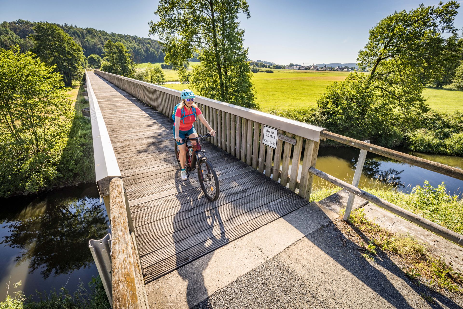 Schwarzachbrücke am Bayerisch-Böhmischen Freundschaftsweg