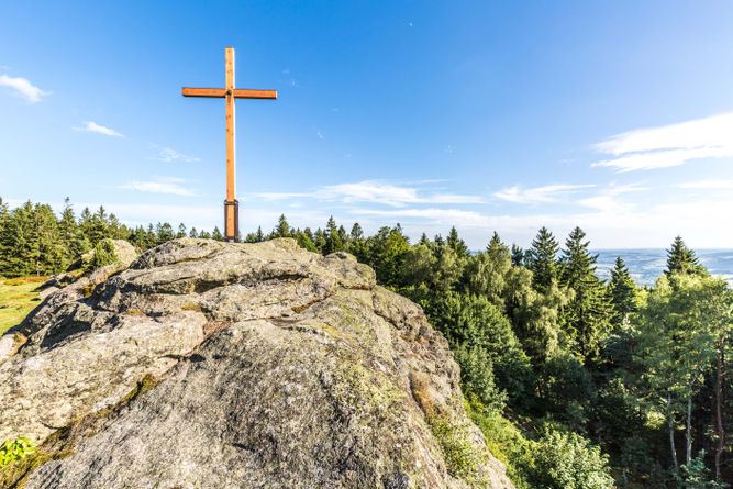 Das Gipfelkreuz am Wildenstein