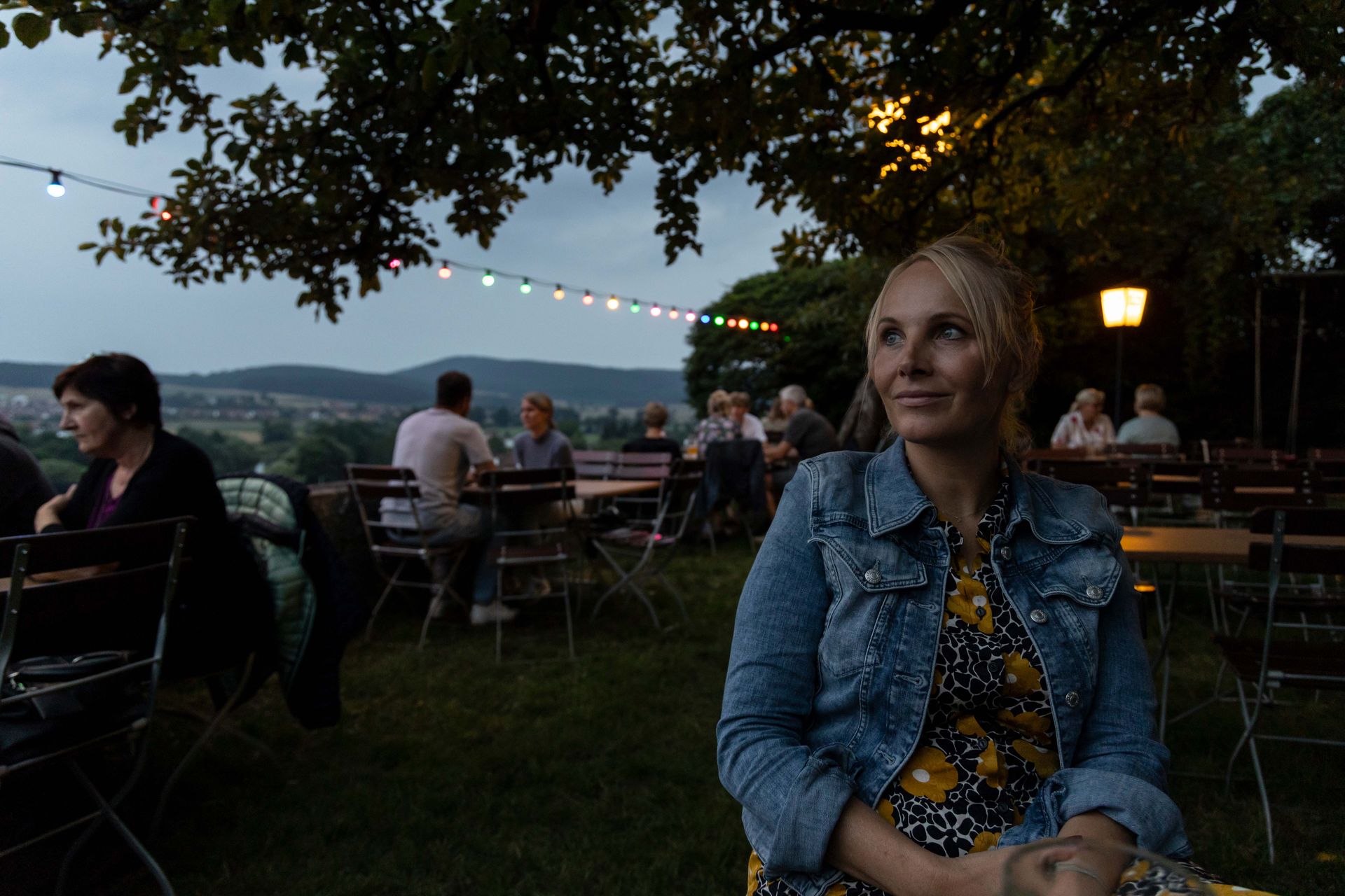 Den Abend im Biergarten ausklingen lassen