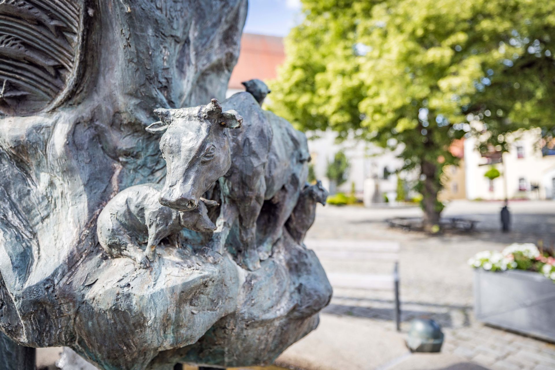 Brunnen am Pfreimder Marktplatz