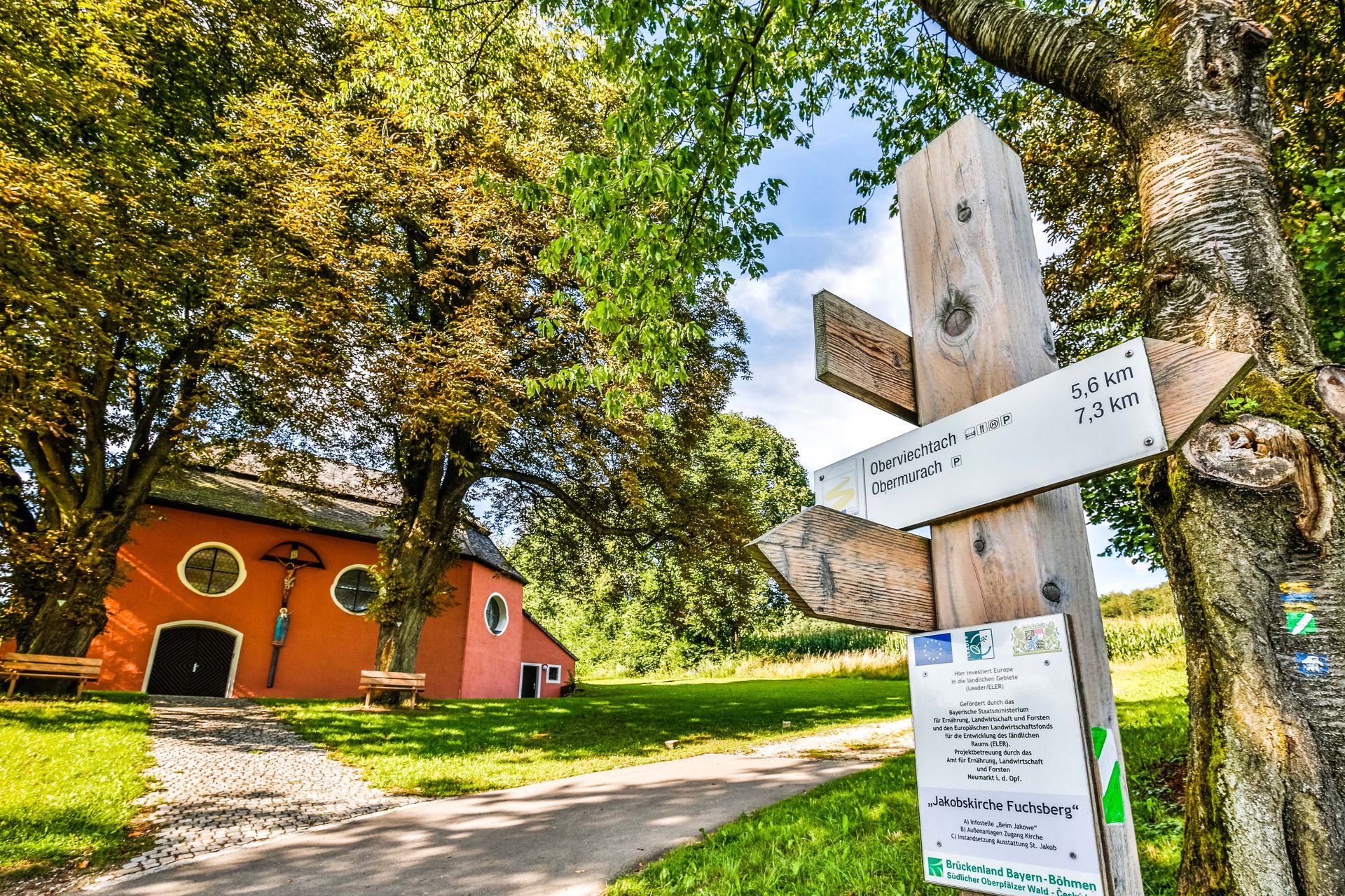 Die St. Jakob Kirche bei Fuchsberg