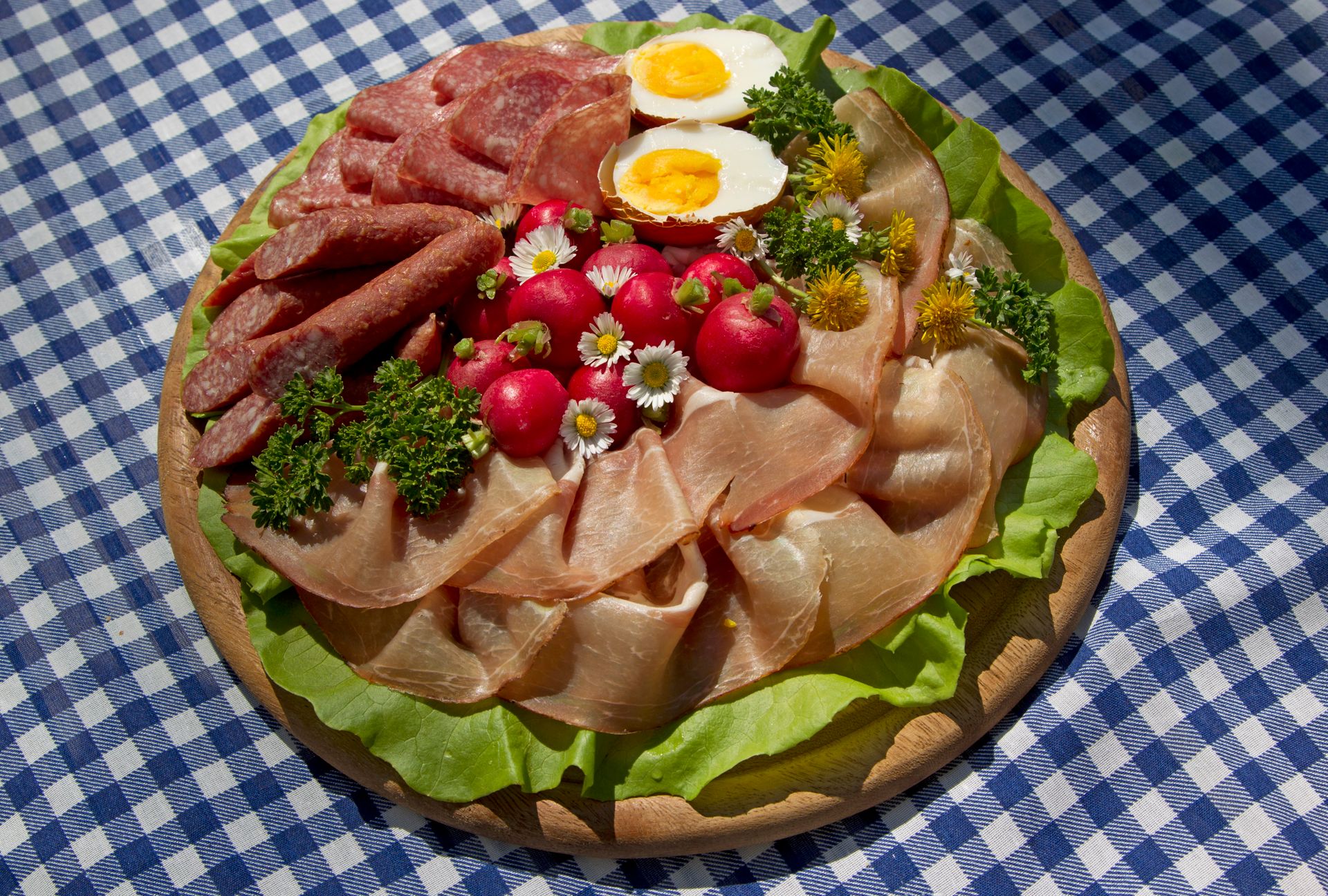 Picknick-Brotzeit