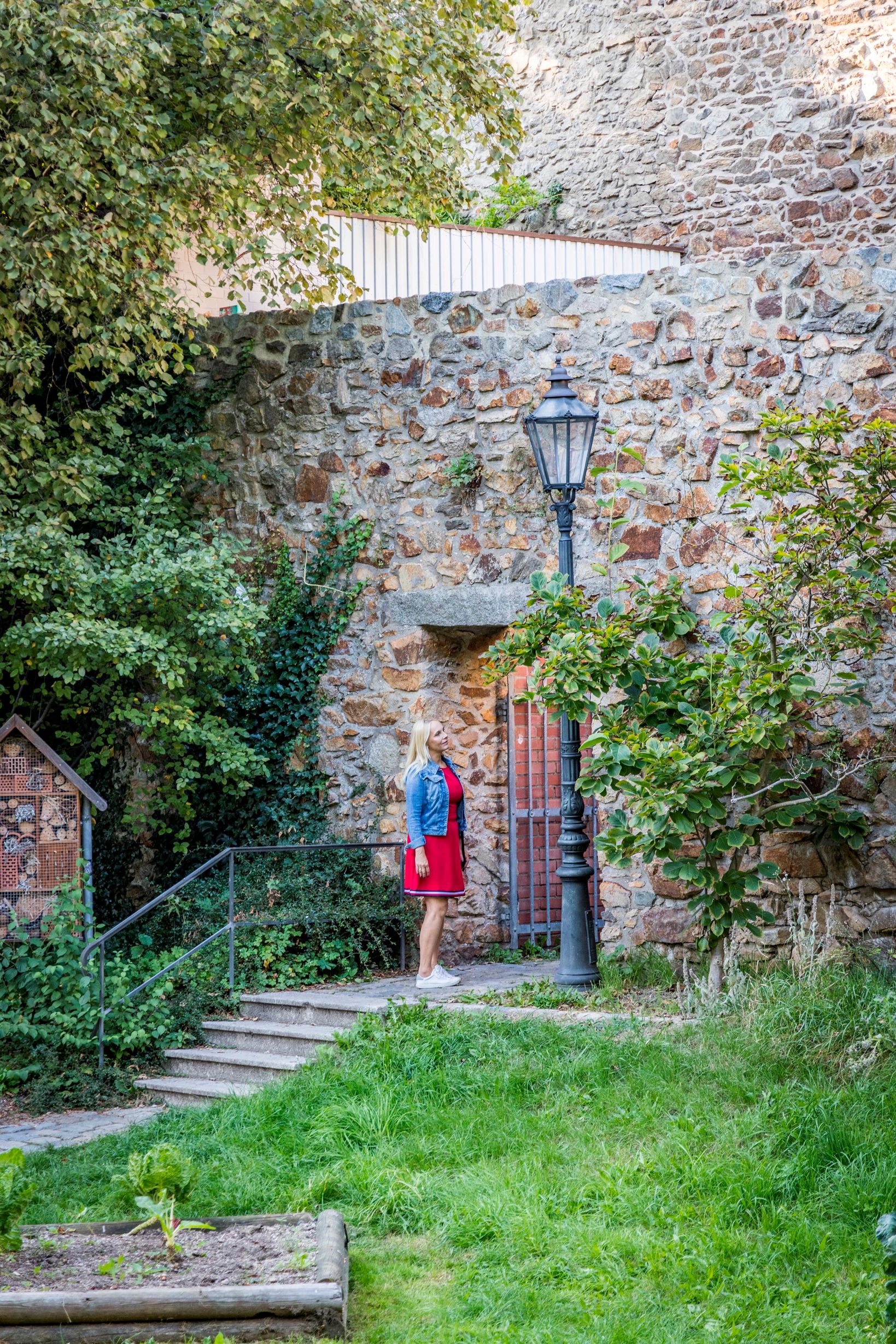 Stadtmauer im Park