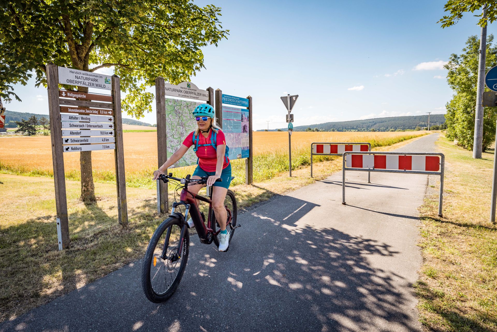 Bayerisch-Böhmischer Freundschaftsweg bei Schwarzach b. Nabburg