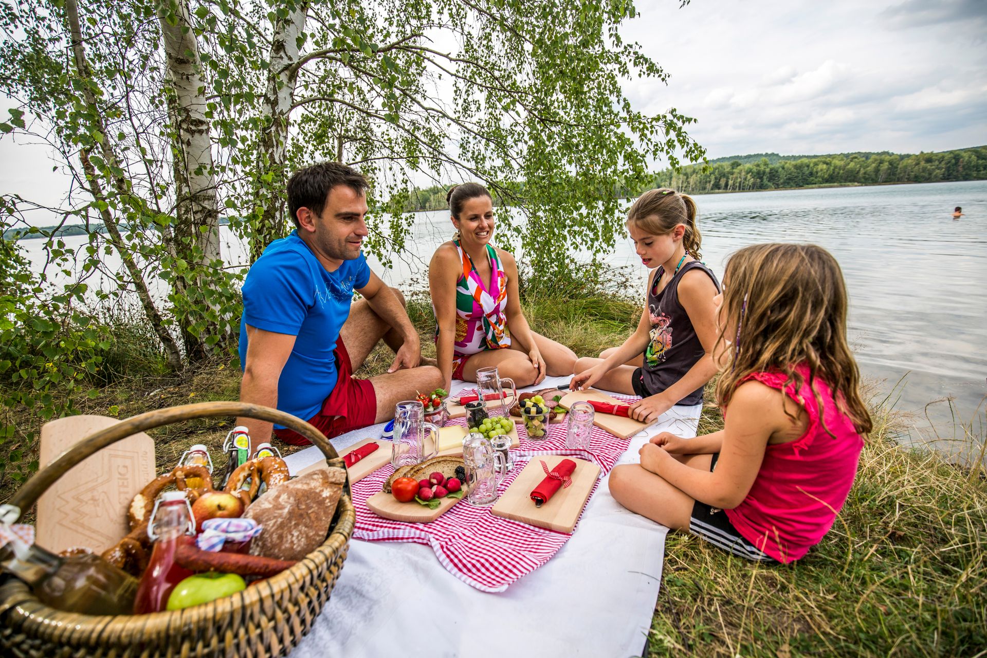 Picknicken direkt am Murner See