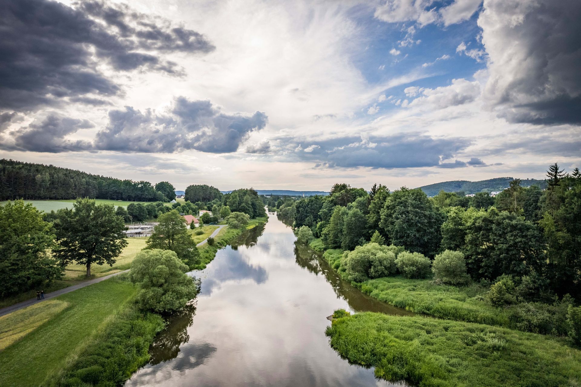 Die Naab bei Wernberg-Köblitz