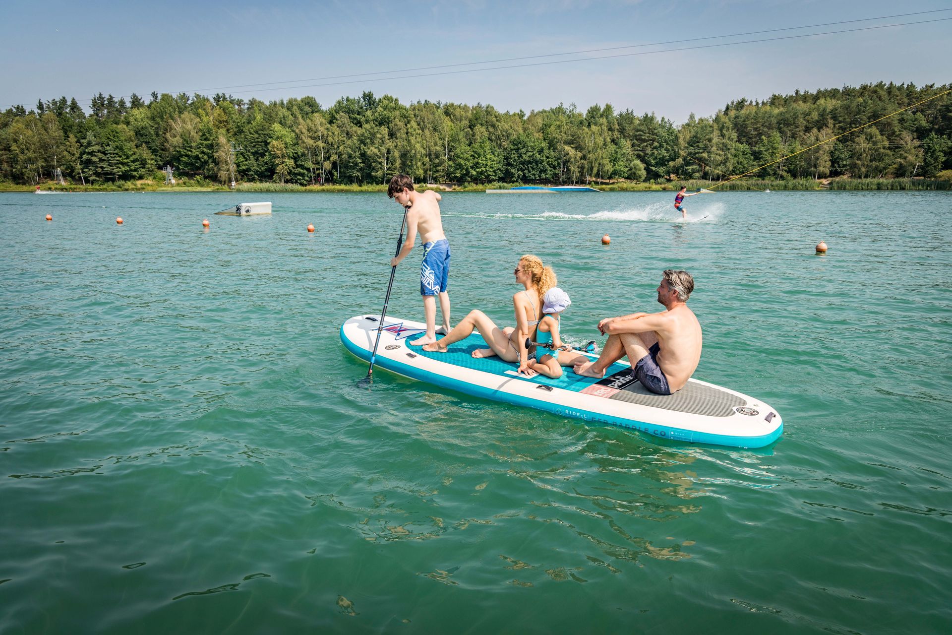 SUP am Steinberger See