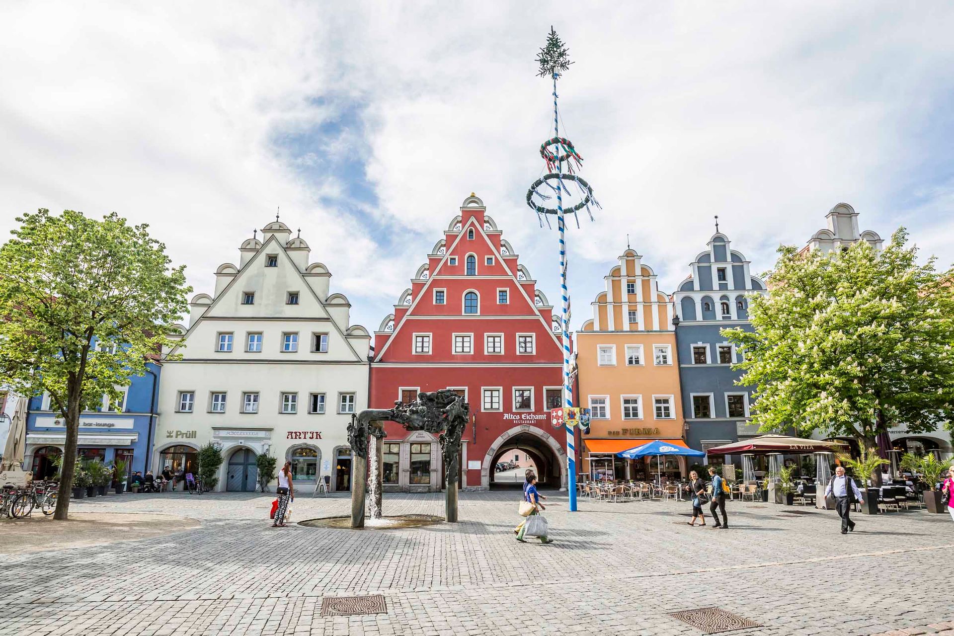 Stadthäuser in Weiden