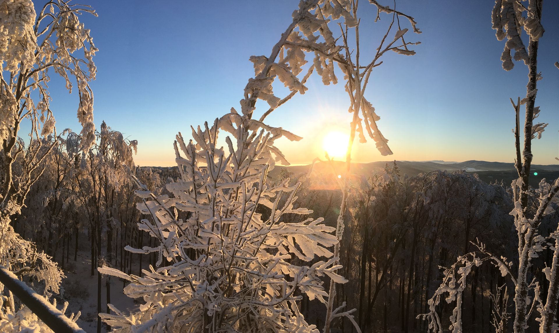 Hochfels im Winter