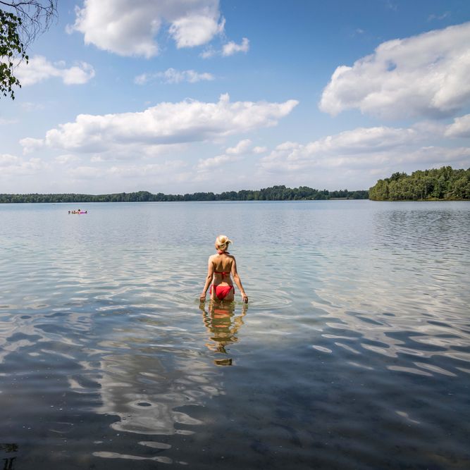 Badepause am Murner See