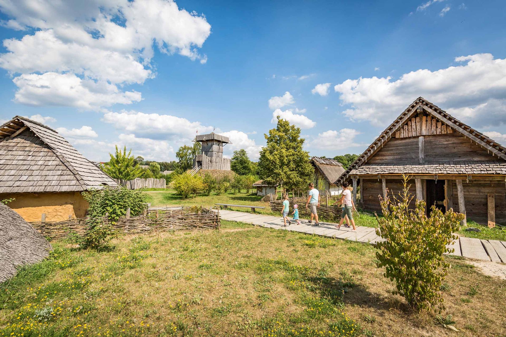 Unterwegs im Geschichtspark Bärnau