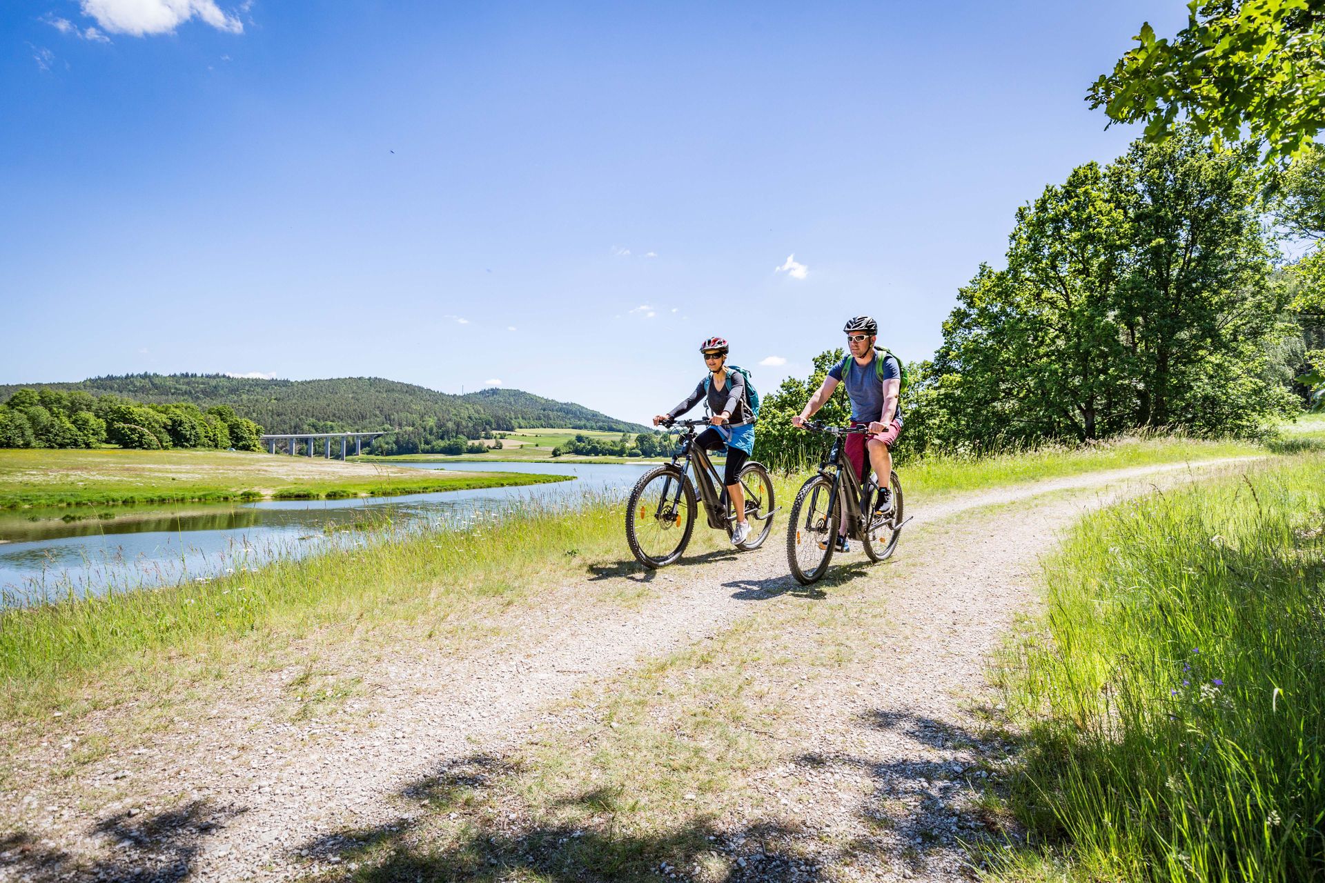 Radfahren am Eixendorfer See