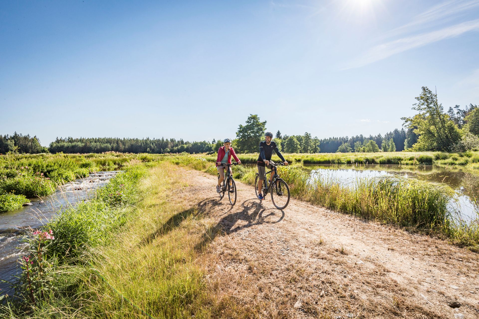 Waldnaabtal-Radweg bei Gumpen