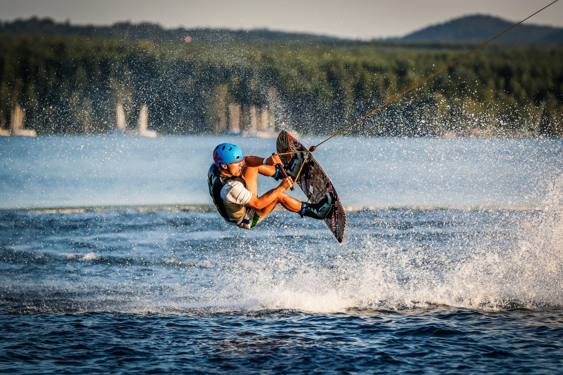 Wakeboarden am Steinberger See