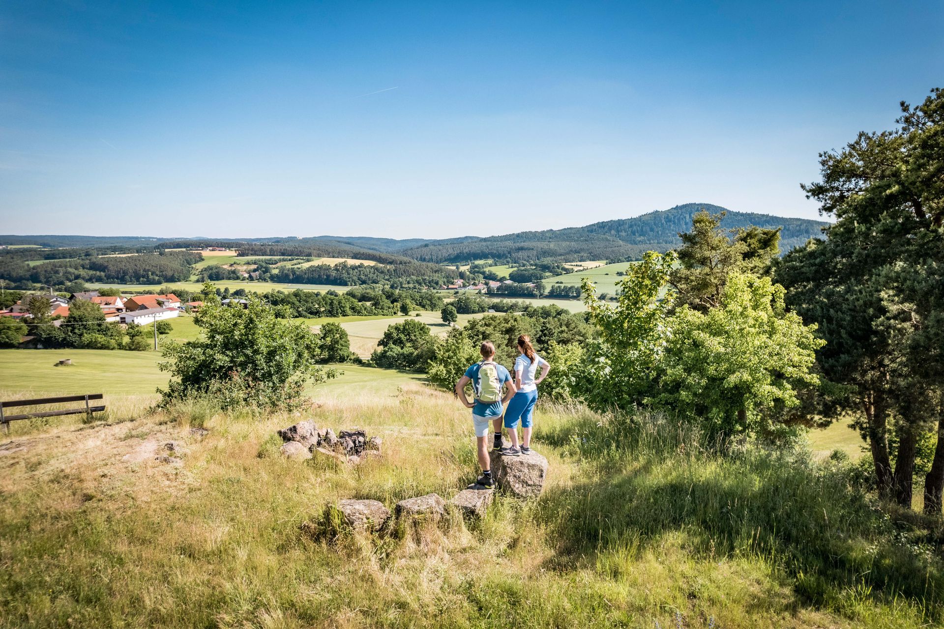 Ausblick auf den Oberpfälzer Wald