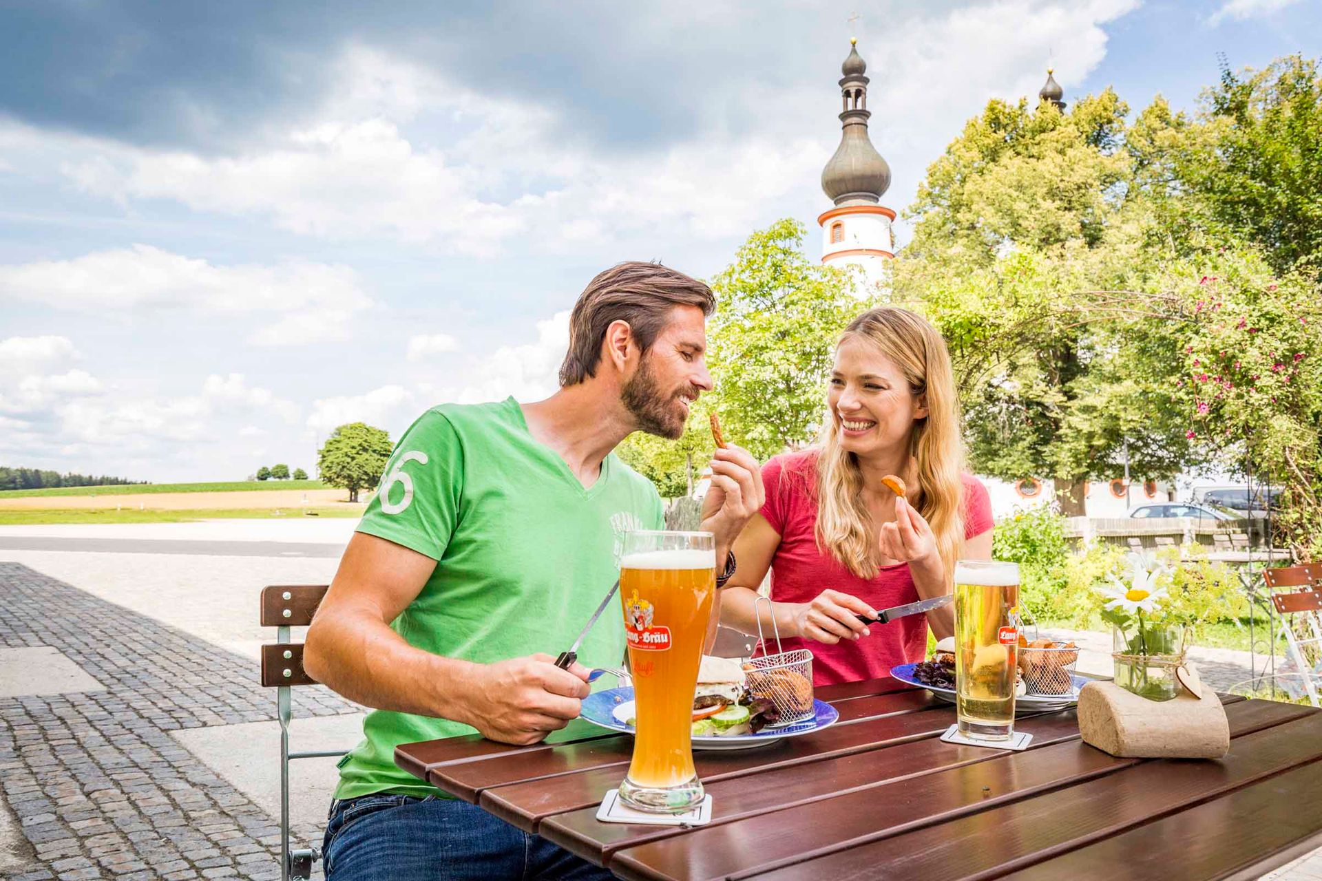 Brotzeit an der Kappl