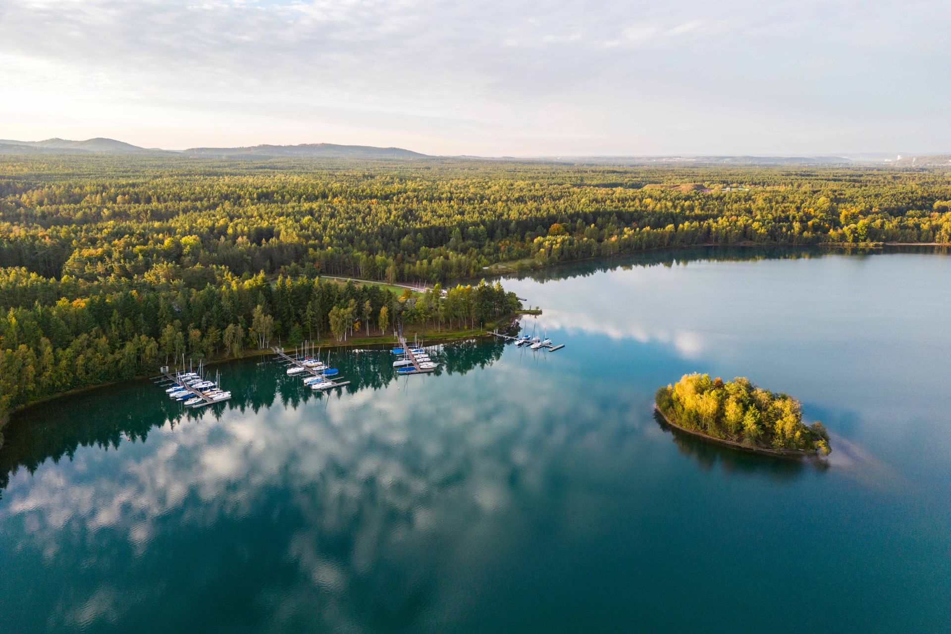 Blick auf den Steinberger See