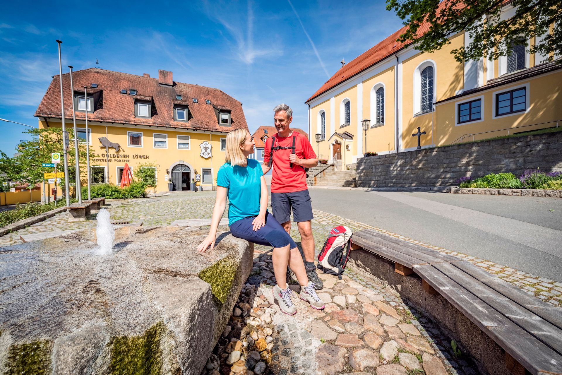 Moosbach Marktplatz