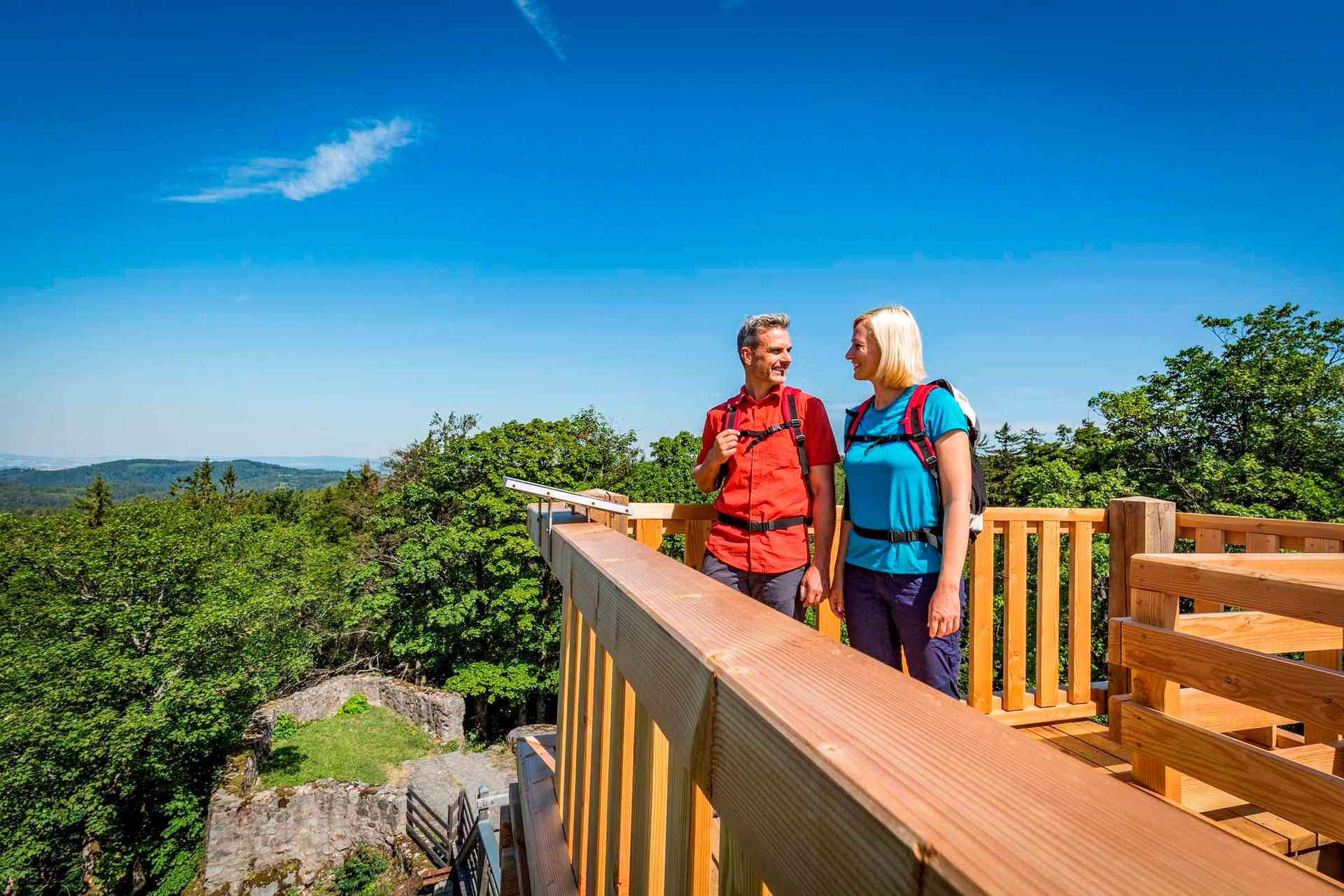 Ausblick von der Burg Schellenberg