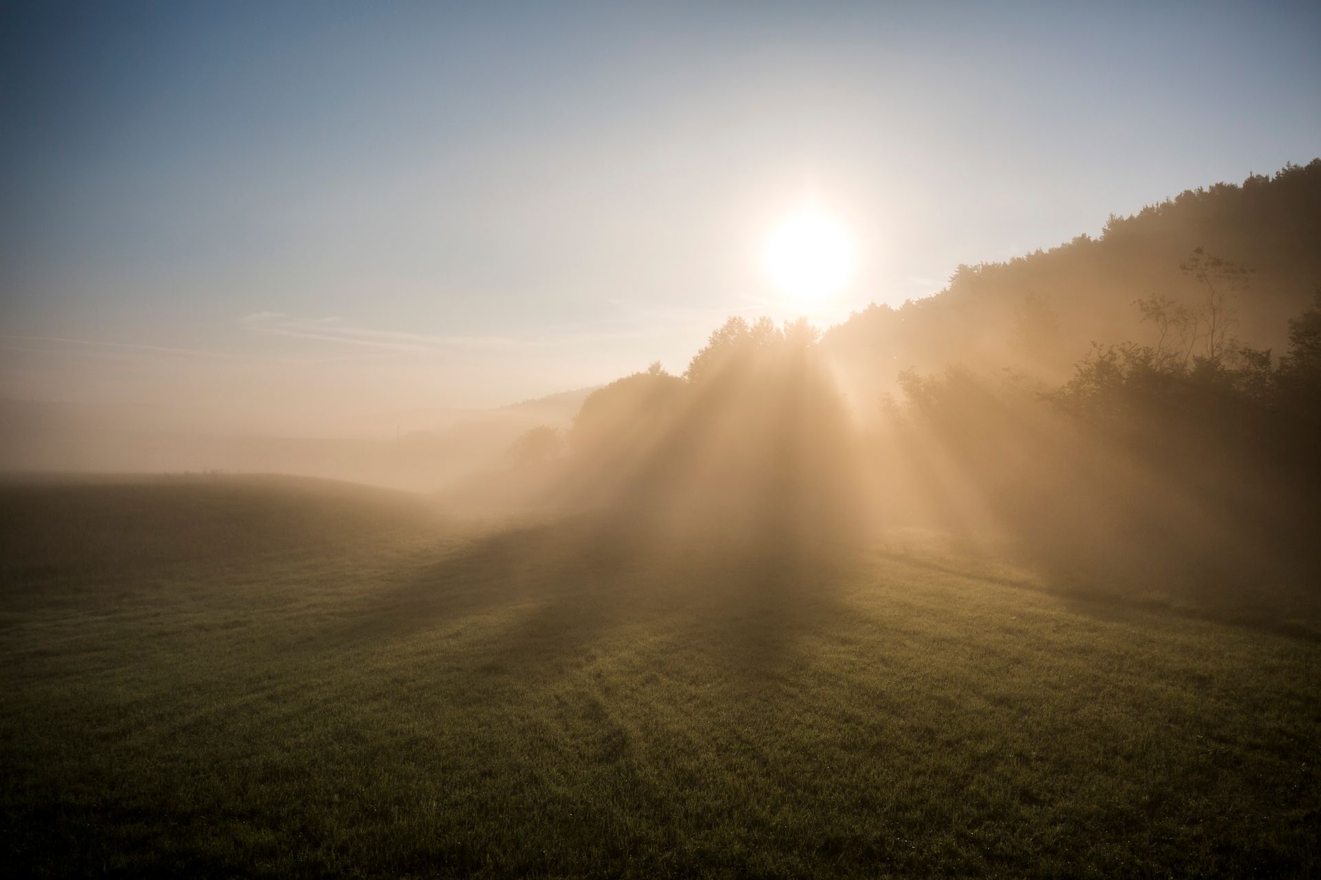 Sonnenaufgang bei Schwarzach