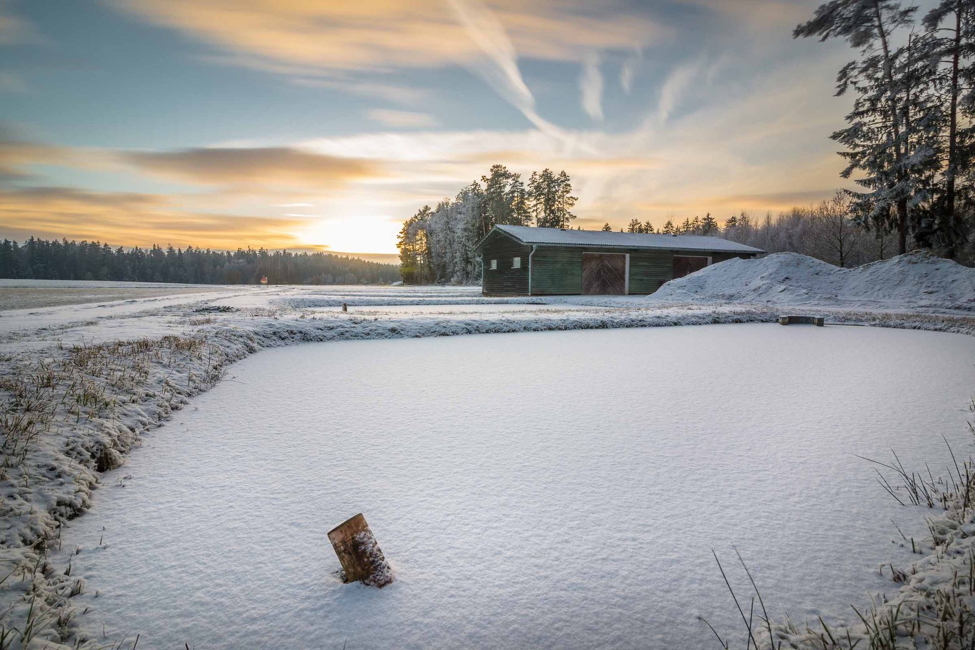 Winter im Land der 1.000 Teiche