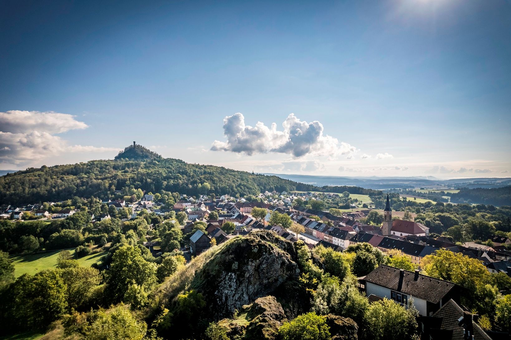 Blick zum Rauhe Kulm